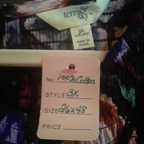 Like new Terra& Sky fall plus 3X midi dress - Picture 7 of 9